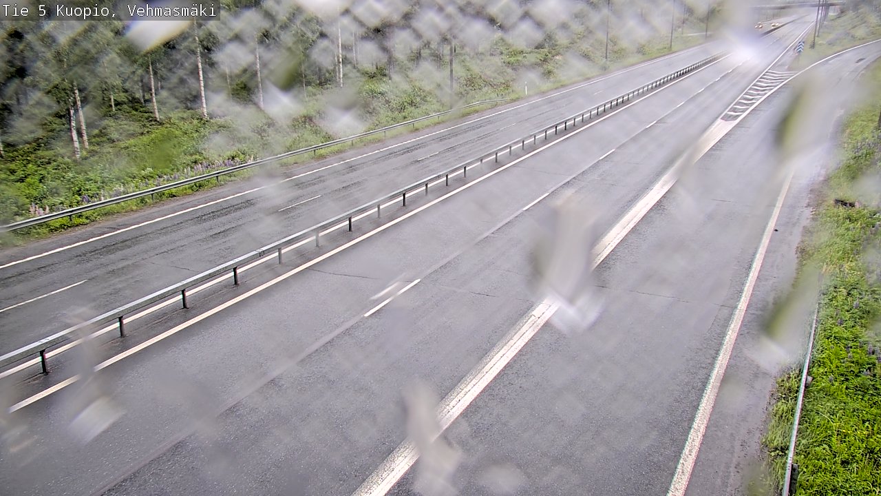 Weather Camera Image Väg 5 Kuopio, Vehmasmäki, Kuopio, Pohjois-Savo