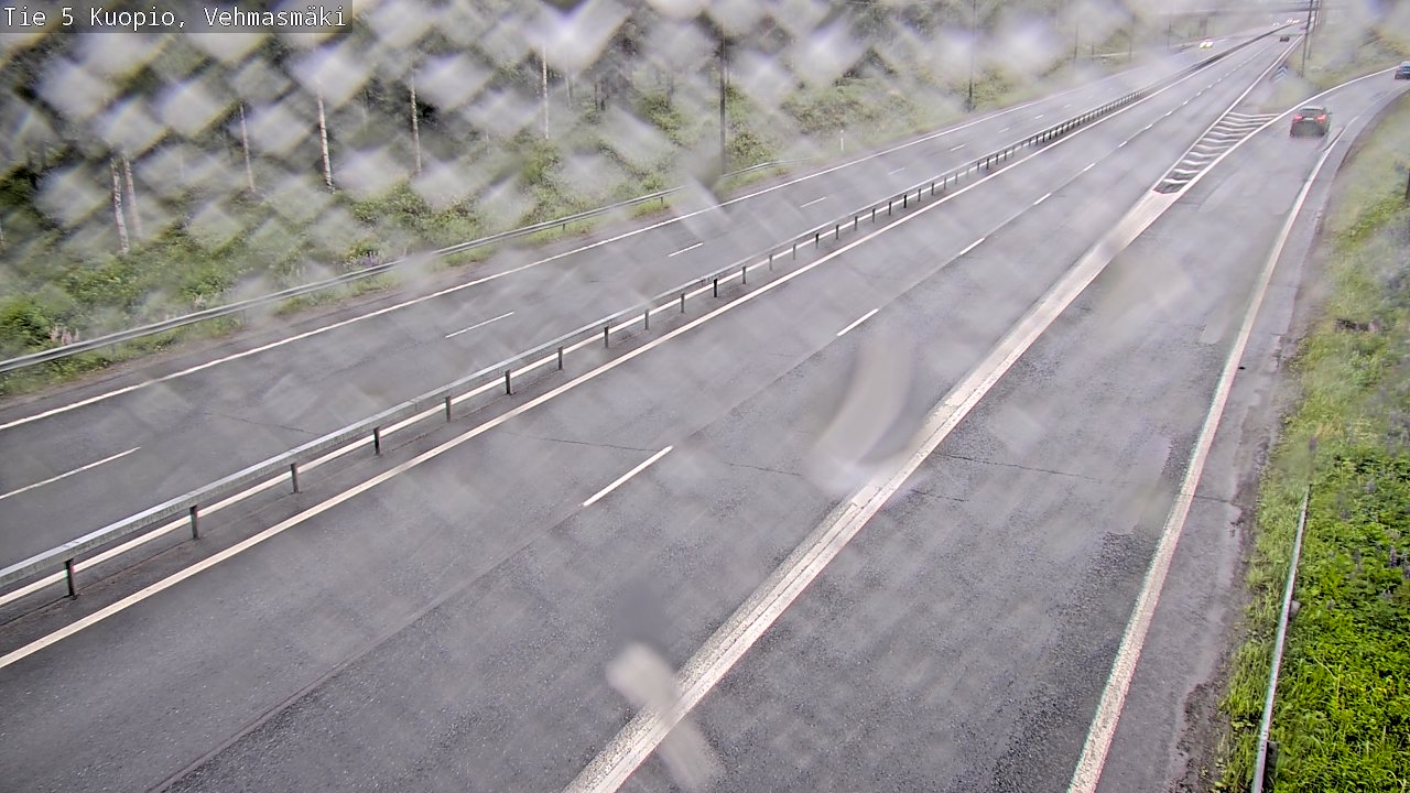 Weather Camera Image Väg 5 Kuopio, Vehmasmäki, Kuopio, Pohjois-Savo