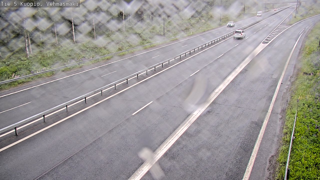 Weather Camera Image Väg 5 Kuopio, Vehmasmäki, Kuopio, Pohjois-Savo