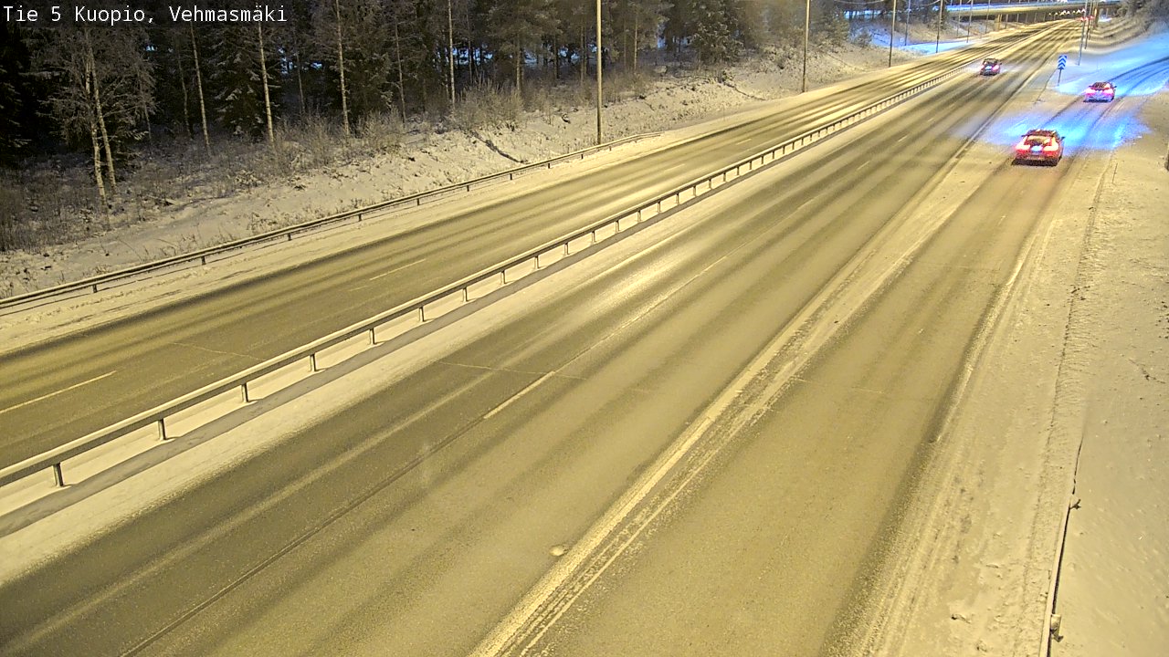 Kelikamerat Kuva Tie 5 Kuopio, Vehmasmäki, Kuopio, Pohjois-Savo