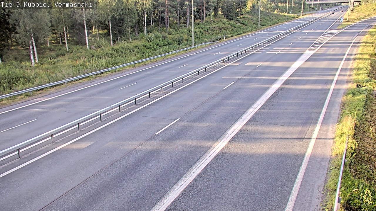 Weather Camera Image Väg 5 Kuopio, Vehmasmäki, Kuopio, Pohjois-Savo
