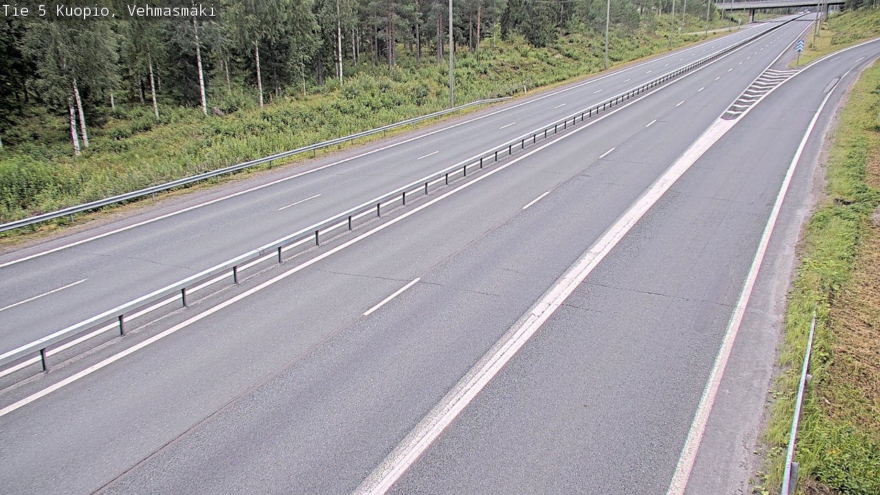 Weather Camera Image Väg 5 Kuopio, Vehmasmäki, Kuopio, Pohjois-Savo