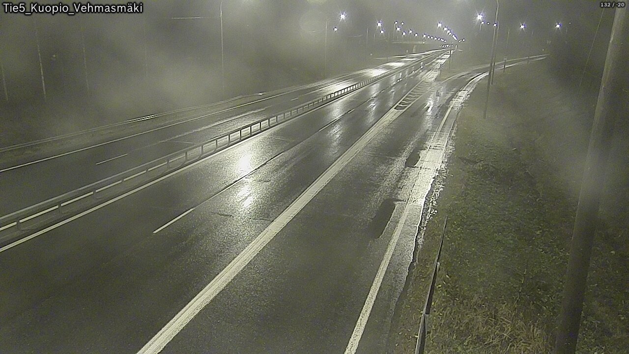 Weather Camera Image Road 5 Kuopio, Vehmasmäki, Kuopio, Pohjois-Savo