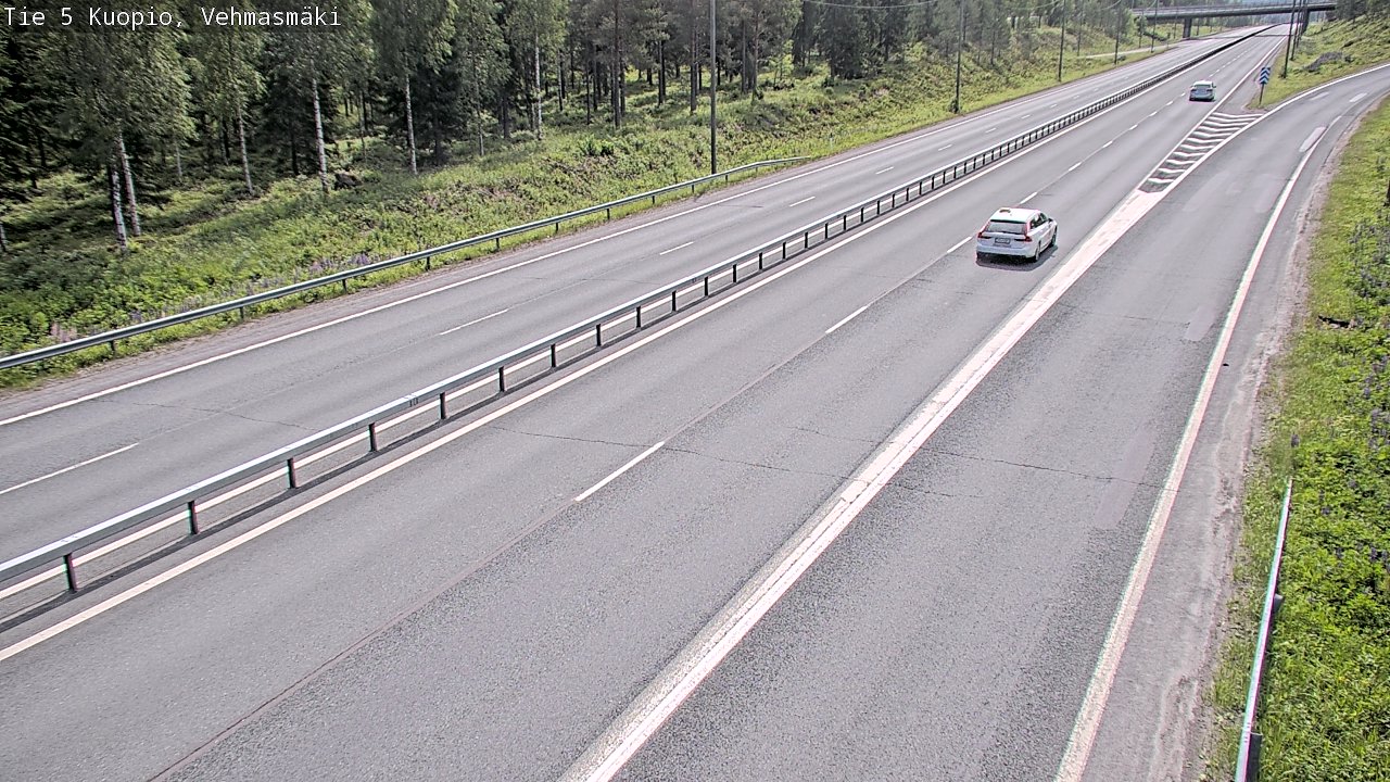 Kelikamerat Kuva Tie 5 Kuopio, Vehmasmäki, Kuopio, Pohjois-Savo