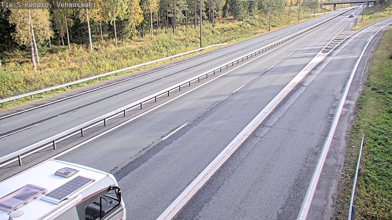 Kelikamerat Kuva Tie 5 Kuopio, Vehmasmäki, Kuopio, Pohjois-Savo