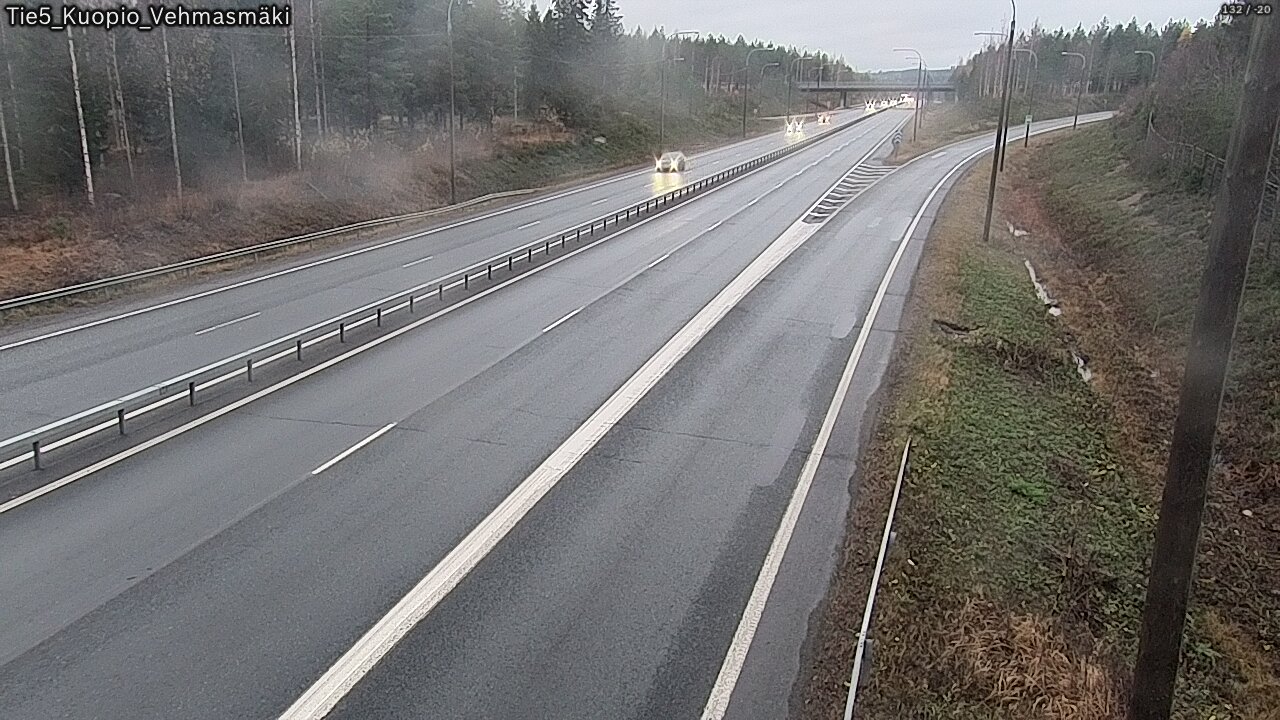 Weather Camera Image Väg 5 Kuopio, Vehmasmäki, Kuopio, Pohjois-Savo