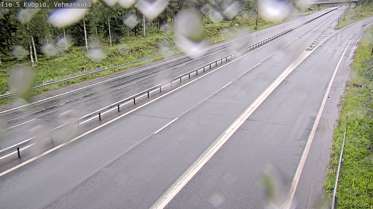 Weather Camera Image Väg 5 Kuopio, Vehmasmäki, Kuopio, Pohjois-Savo