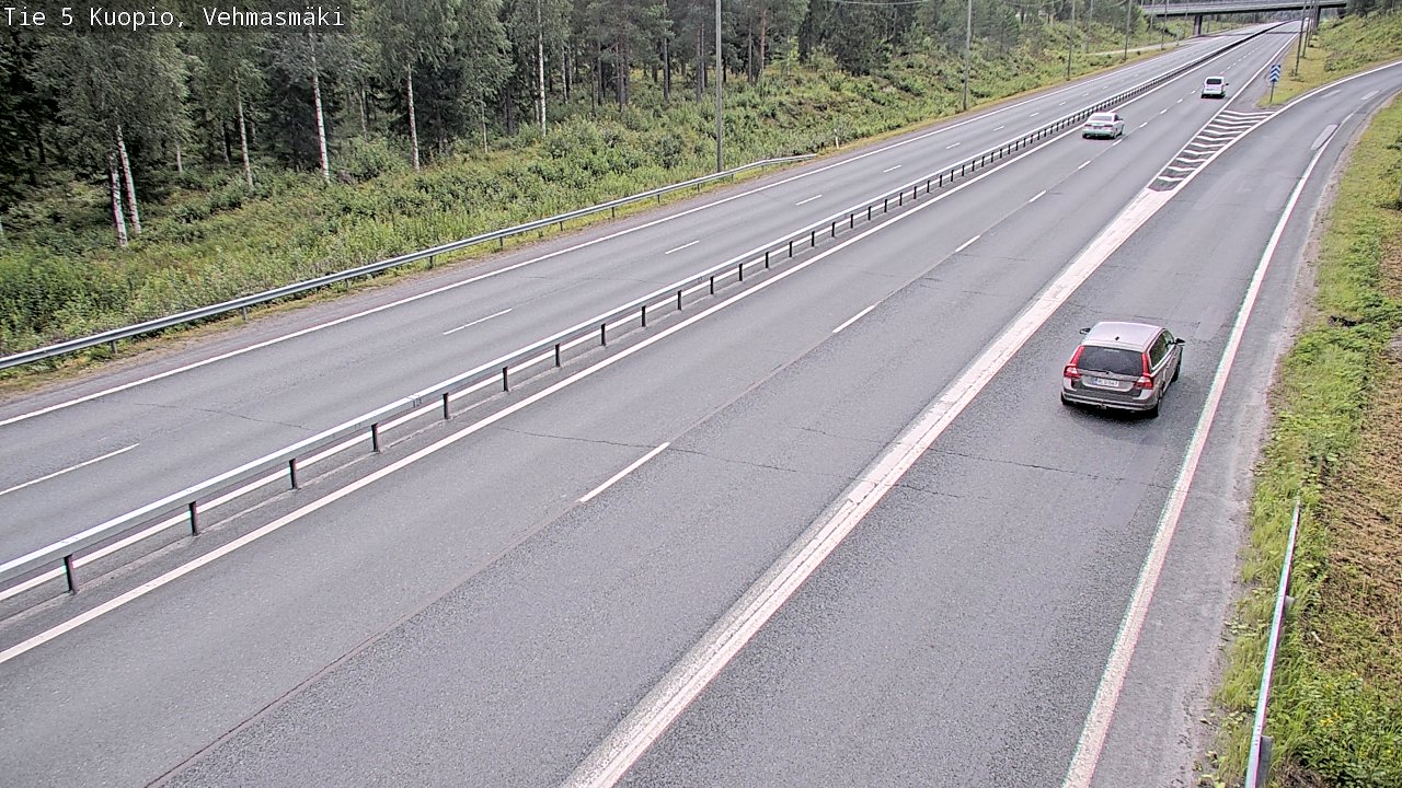 Weather Camera Image Väg 5 Kuopio, Vehmasmäki, Kuopio, Pohjois-Savo
