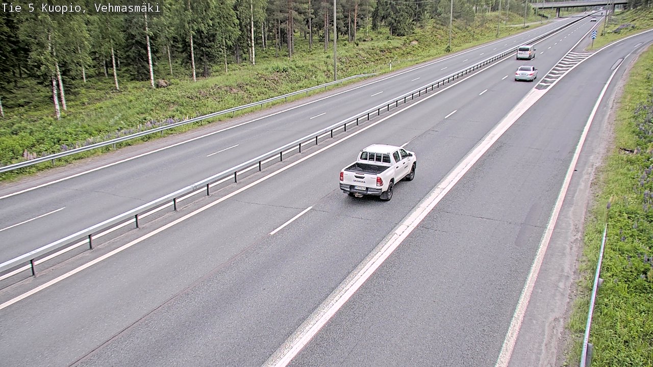Kelikamerat Kuva Tie 5 Kuopio, Vehmasmäki, Kuopio, Pohjois-Savo