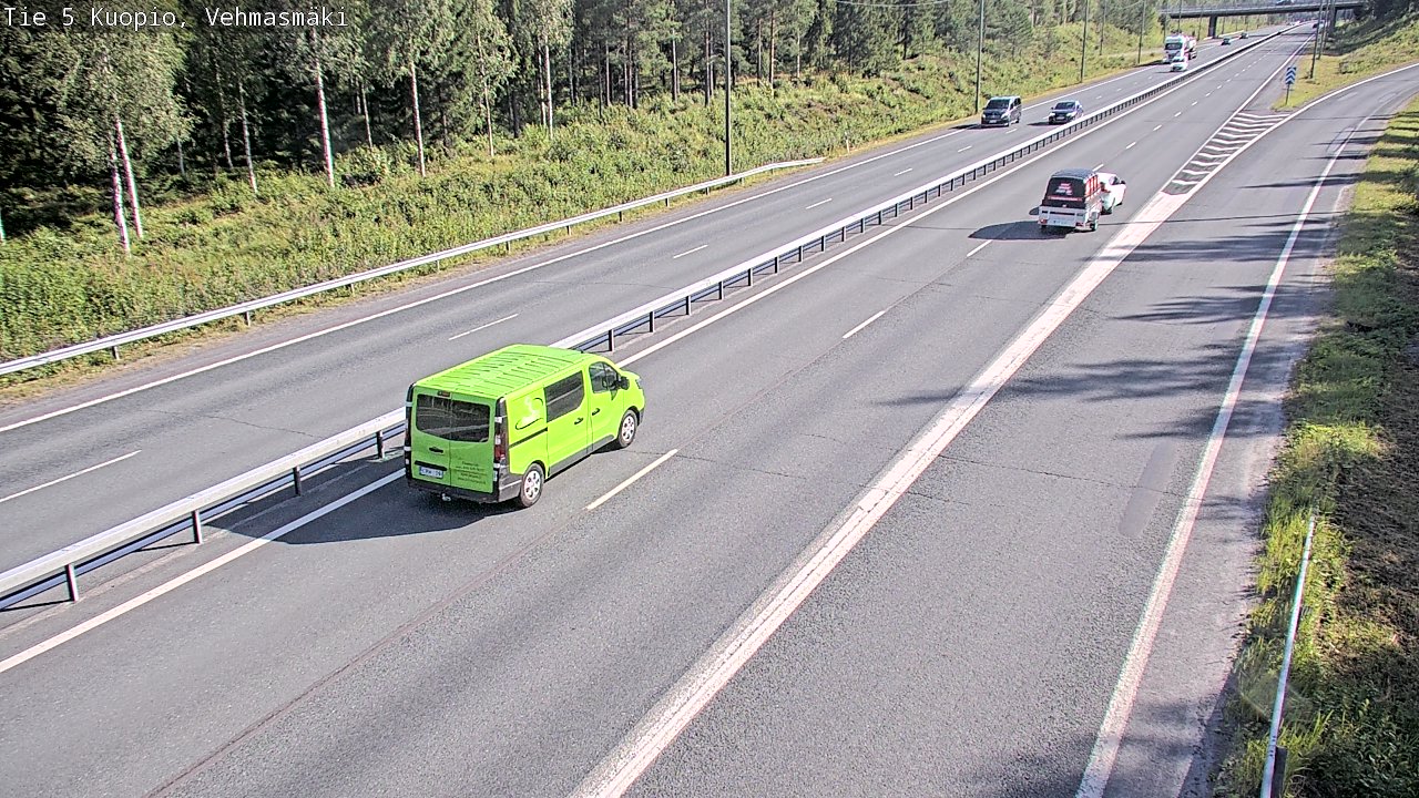 Kelikamerat Kuva Tie 5 Kuopio, Vehmasmäki, Kuopio, Pohjois-Savo