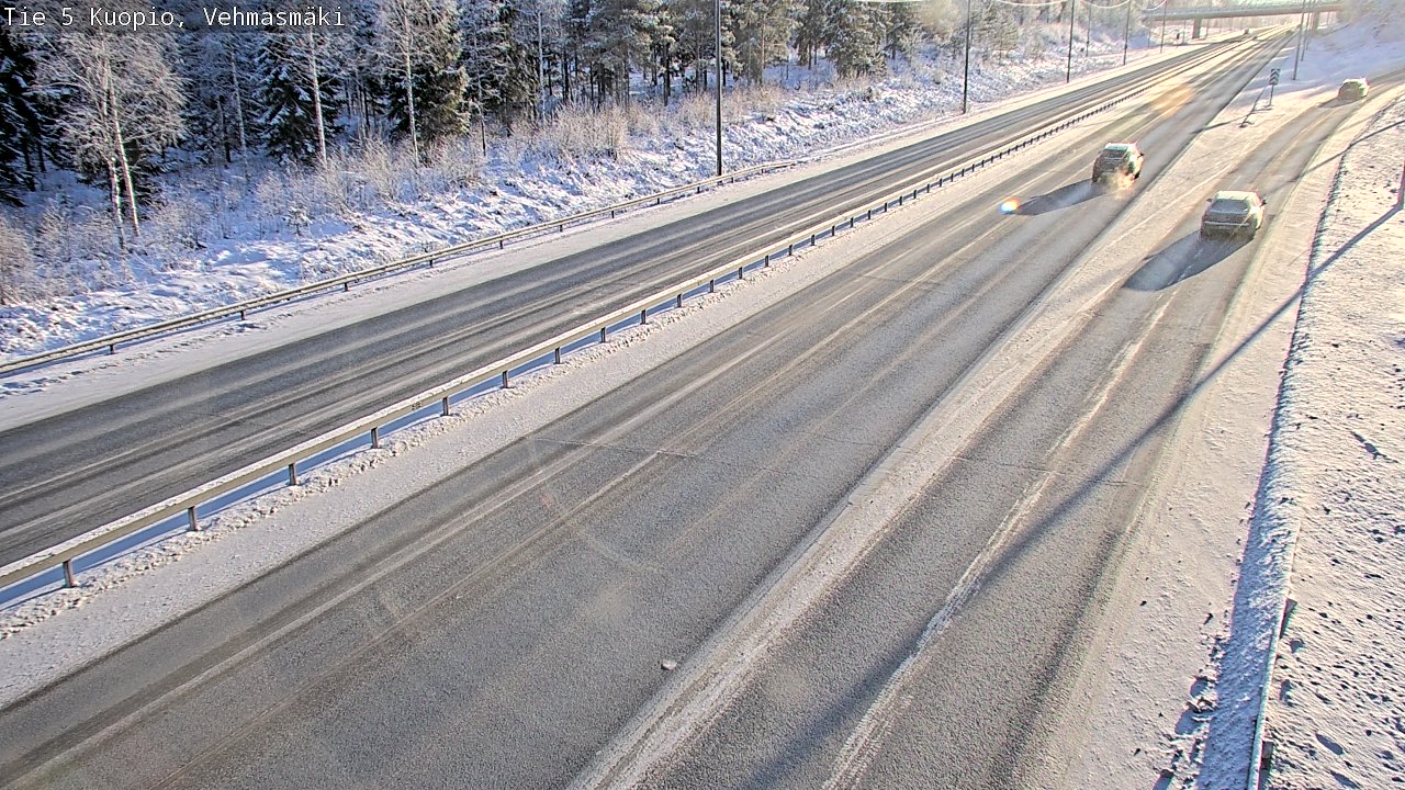 Weather Camera Image Väg 5 Kuopio, Vehmasmäki, Kuopio, Pohjois-Savo