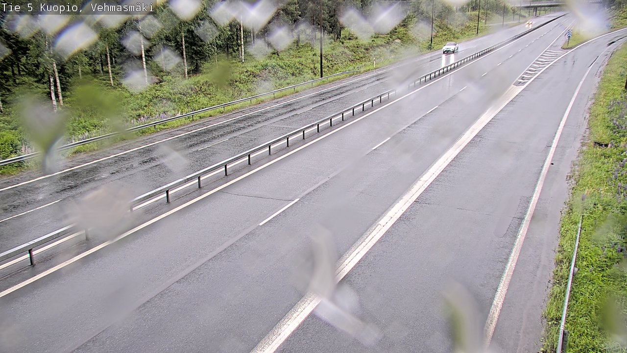 Weather Camera Image Väg 5 Kuopio, Vehmasmäki, Kuopio, Pohjois-Savo
