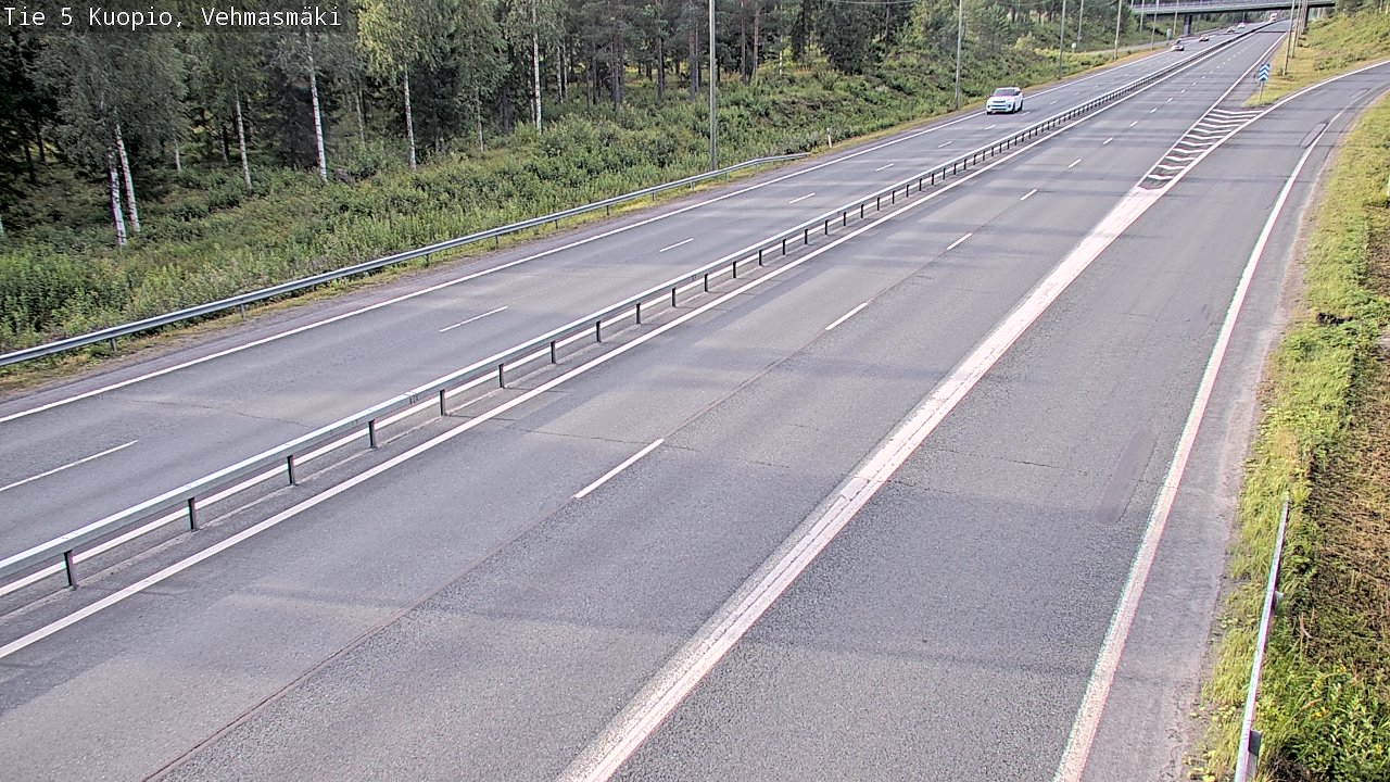 Weather Camera Image Väg 5 Kuopio, Vehmasmäki, Kuopio, Pohjois-Savo