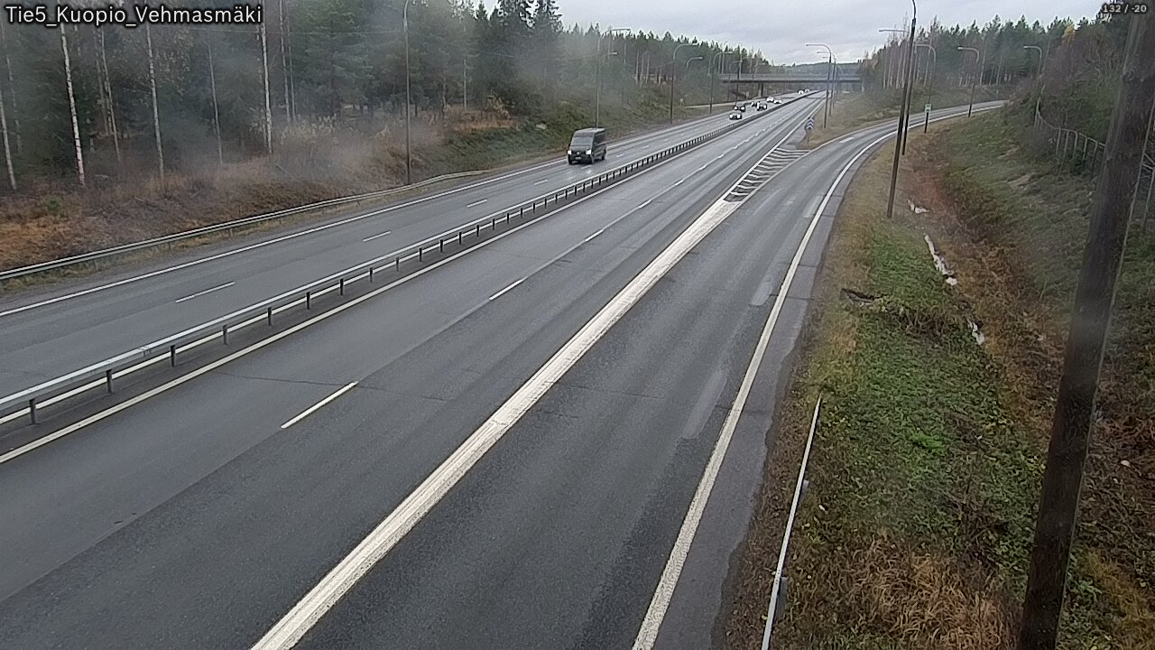 Weather Camera Image Väg 5 Kuopio, Vehmasmäki, Kuopio, Pohjois-Savo