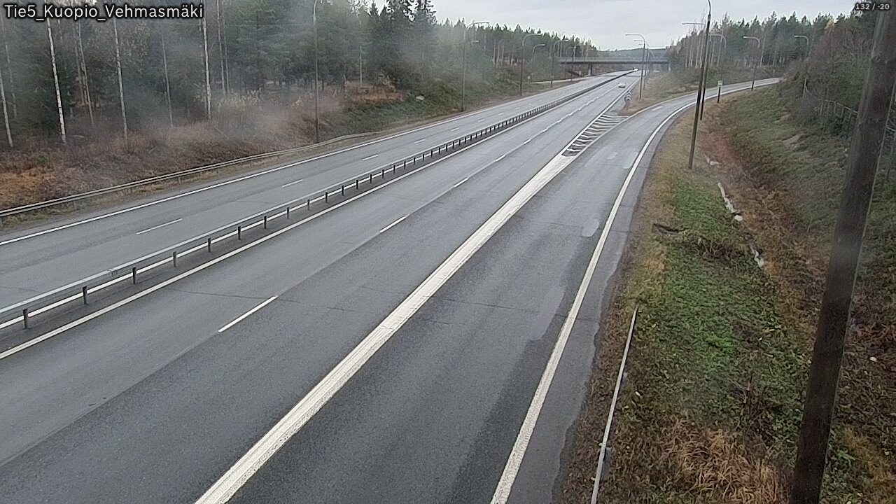 Weather Camera Image Väg 5 Kuopio, Vehmasmäki, Kuopio, Pohjois-Savo