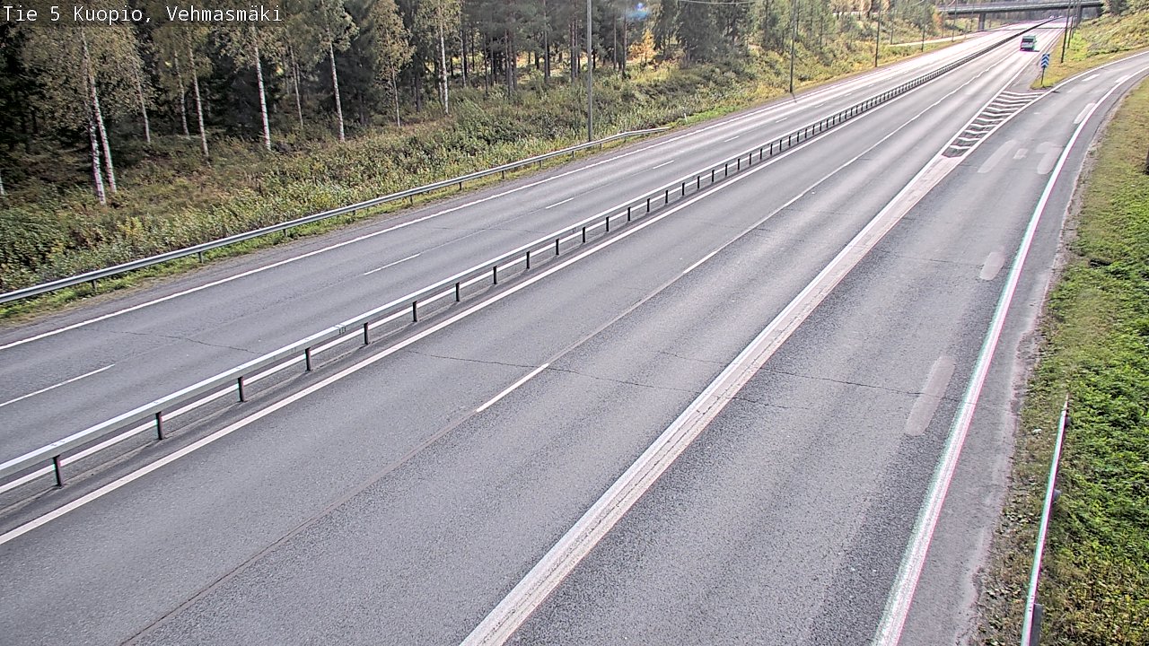 Weather Camera Image Road 5 Kuopio, Vehmasmäki, Kuopio, Pohjois-Savo