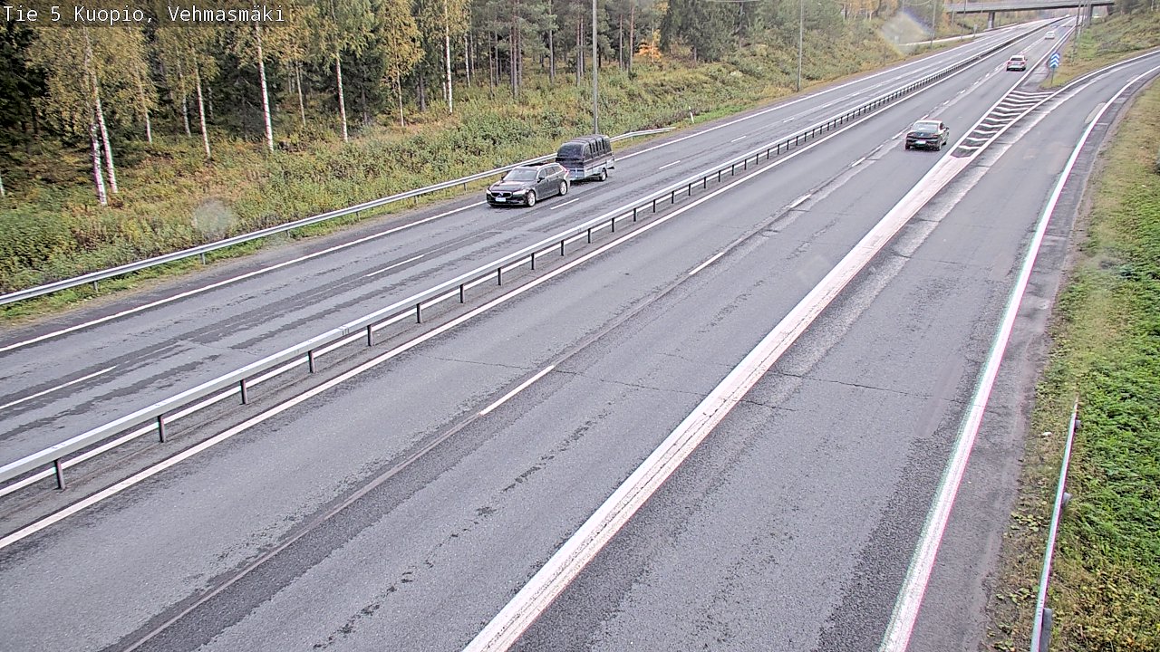 Kelikamerat Kuva Tie 5 Kuopio, Vehmasmäki, Kuopio, Pohjois-Savo