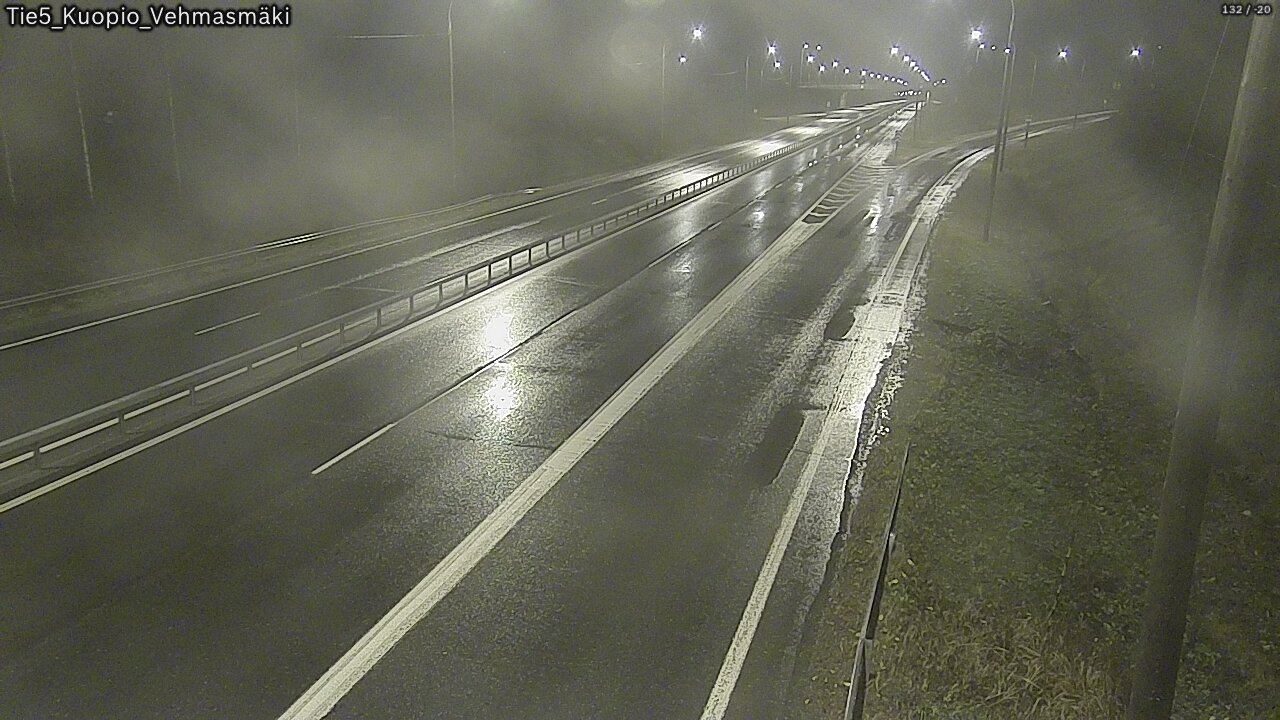 Weather Camera Image Road 5 Kuopio, Vehmasmäki, Kuopio, Pohjois-Savo