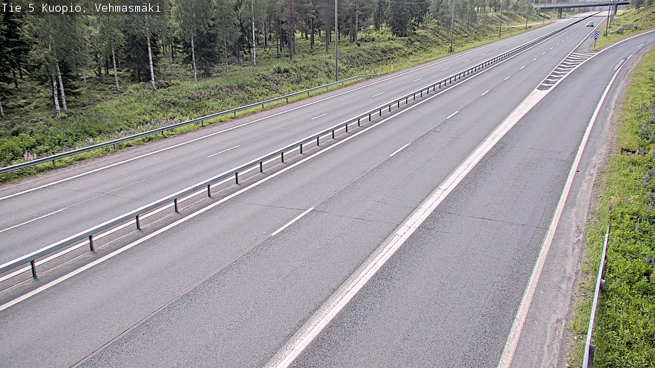 Kelikamerat Kuva Tie 5 Kuopio, Vehmasmäki, Kuopio, Pohjois-Savo