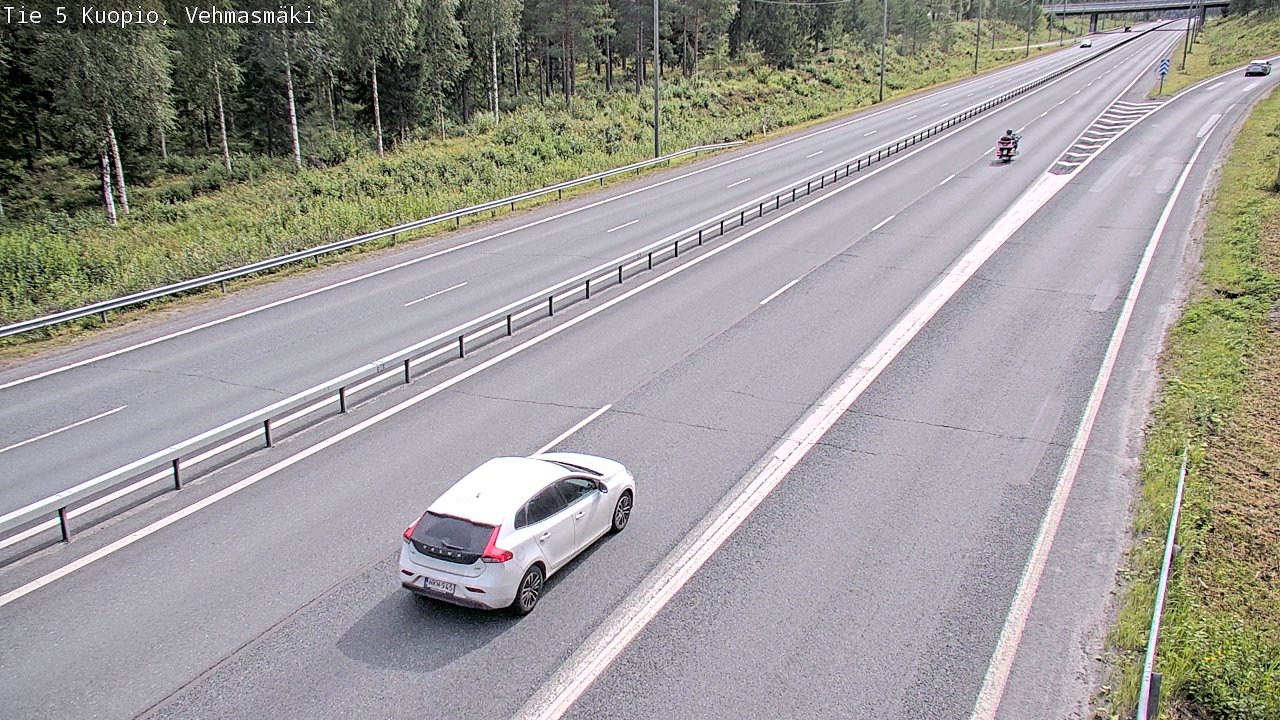 Weather Camera Image Road 5 Kuopio, Vehmasmäki, Kuopio, Pohjois-Savo