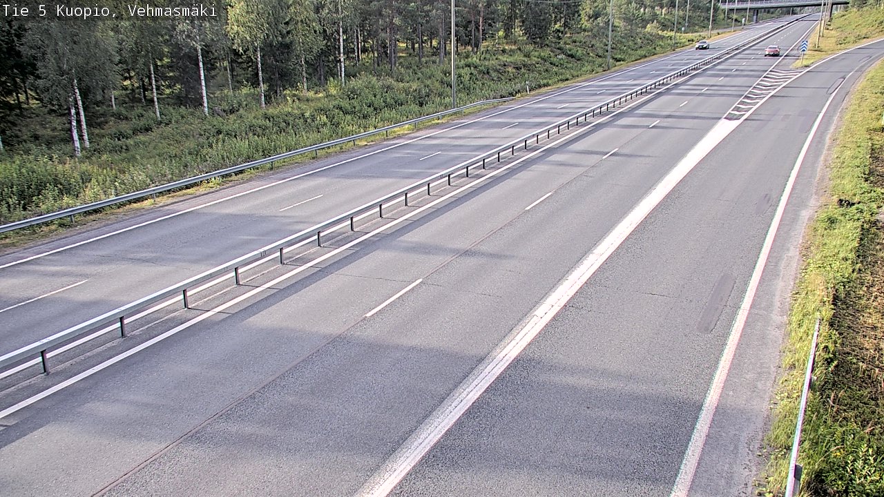 Weather Camera Image Väg 5 Kuopio, Vehmasmäki, Kuopio, Pohjois-Savo