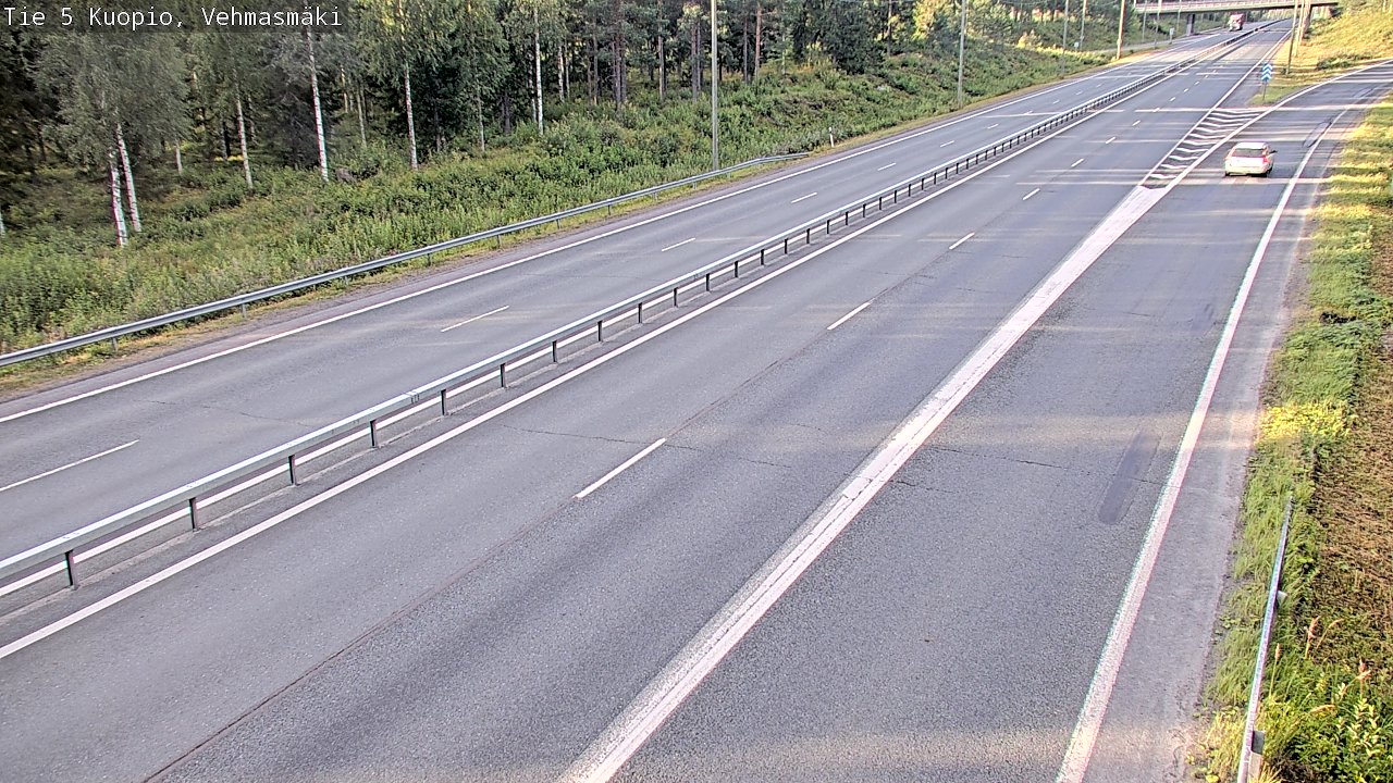 Weather Camera Image Väg 5 Kuopio, Vehmasmäki, Kuopio, Pohjois-Savo
