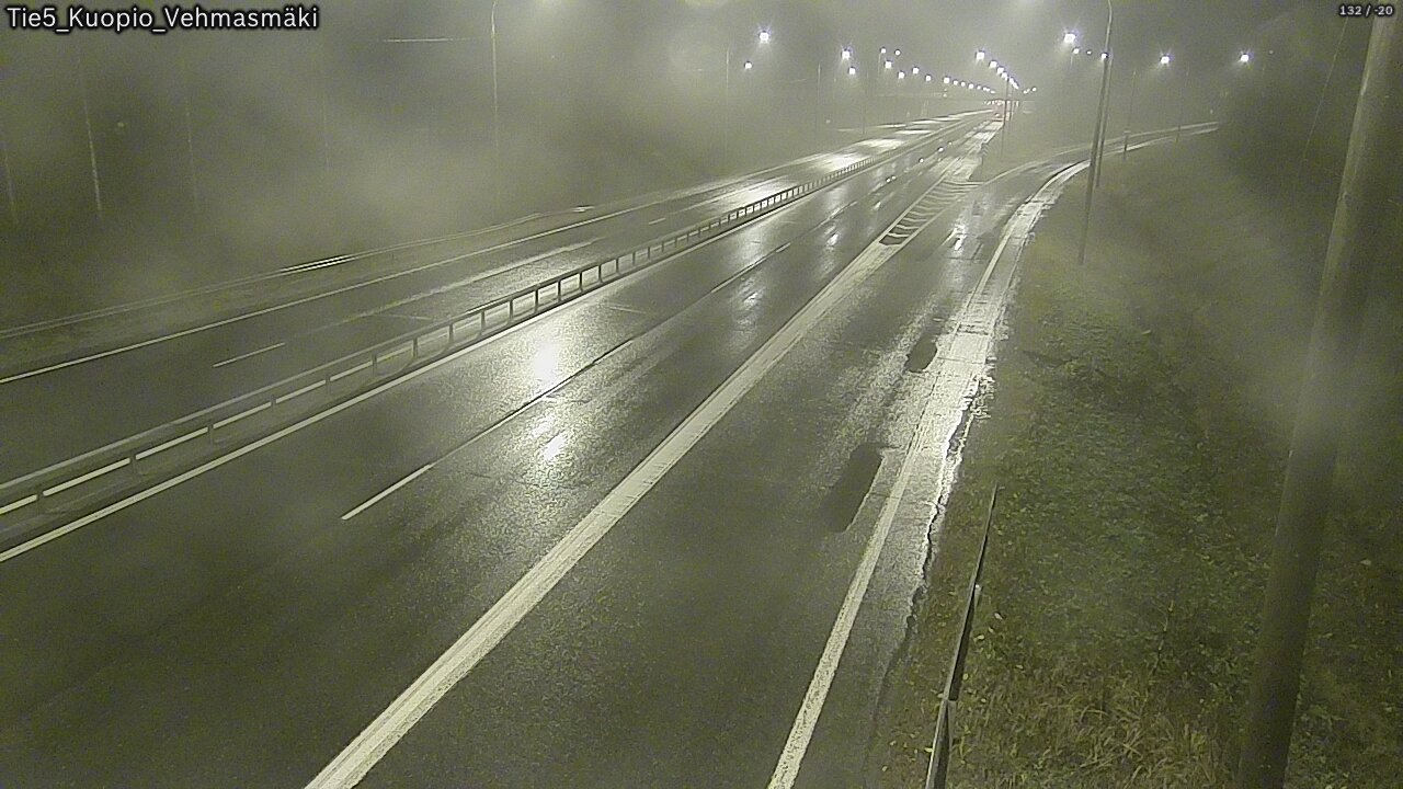 Weather Camera Image Road 5 Kuopio, Vehmasmäki, Kuopio, Pohjois-Savo
