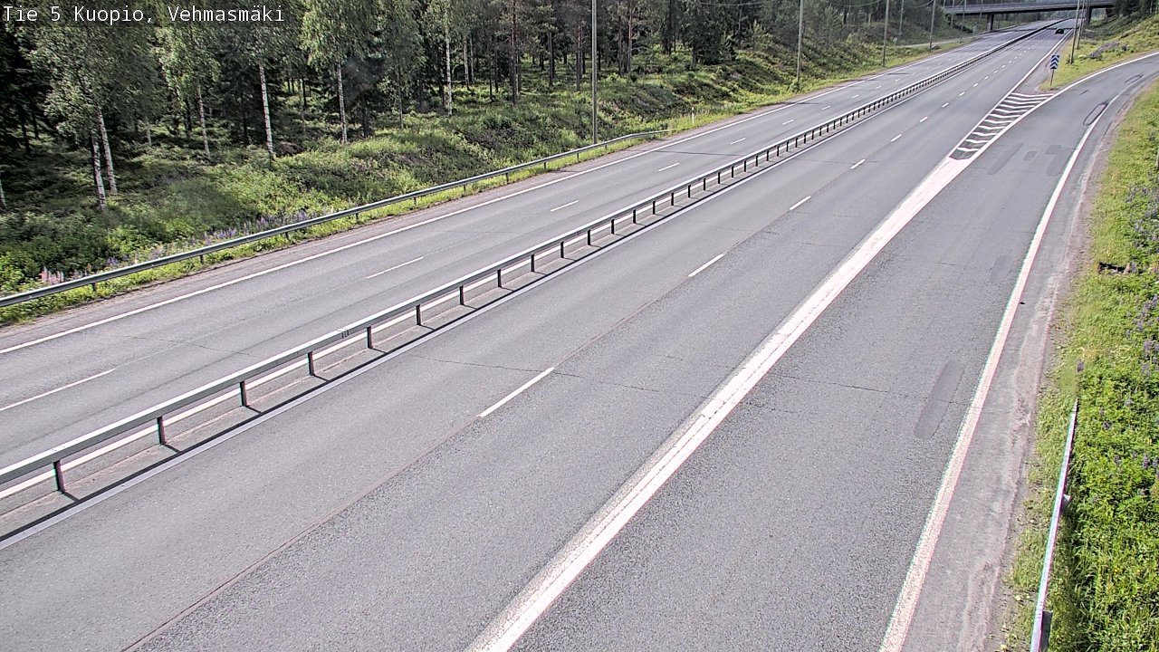 Kelikamerat Kuva Tie 5 Kuopio, Vehmasmäki, Kuopio, Pohjois-Savo