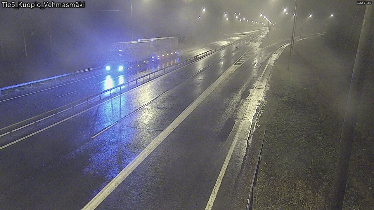 Weather Camera Image Road 5 Kuopio, Vehmasmäki, Kuopio, Pohjois-Savo