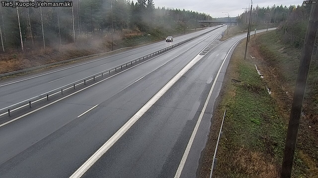 Weather Camera Image Väg 5 Kuopio, Vehmasmäki, Kuopio, Pohjois-Savo