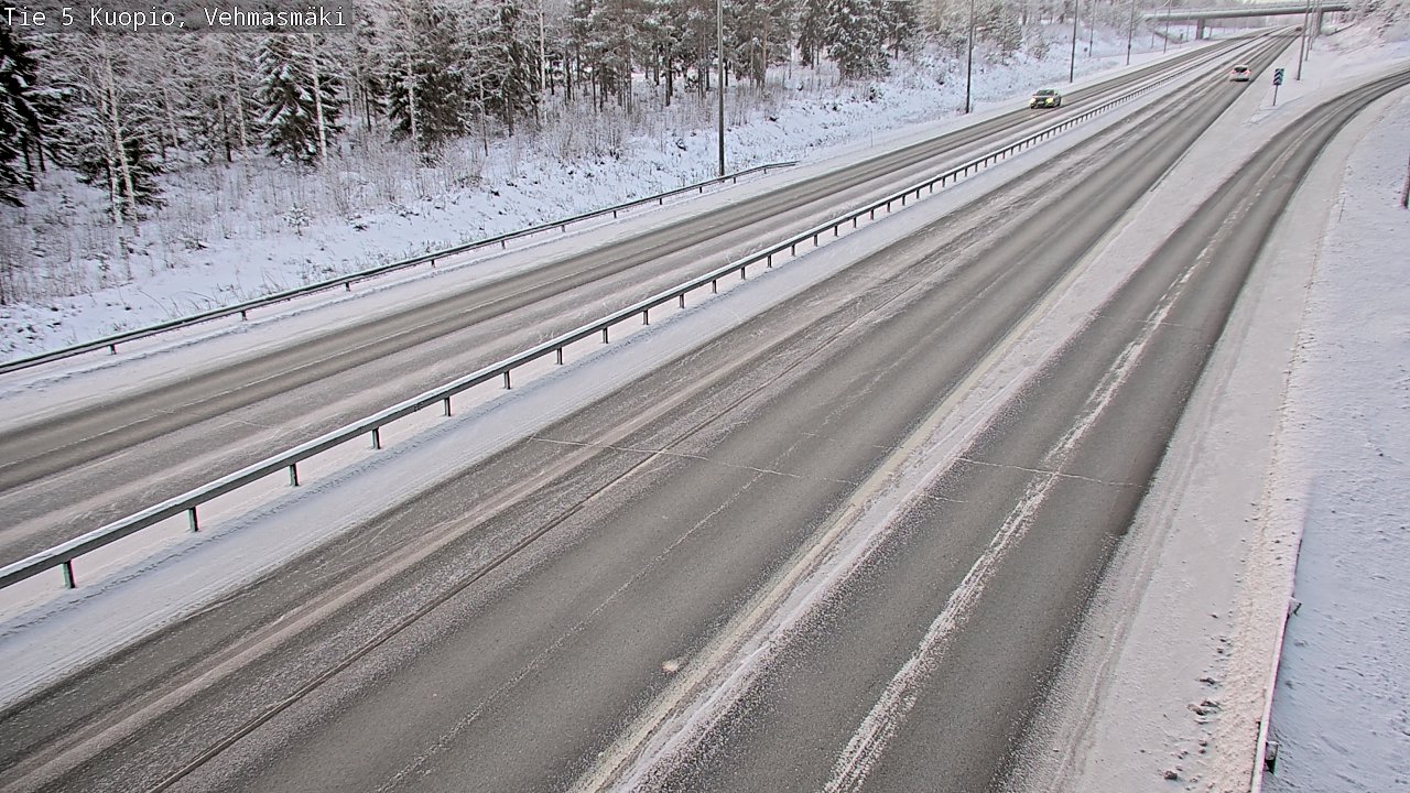 Weather Camera Image Väg 5 Kuopio, Vehmasmäki, Kuopio, Pohjois-Savo