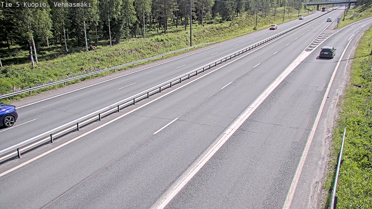 Kelikamerat Kuva Tie 5 Kuopio, Vehmasmäki, Kuopio, Pohjois-Savo