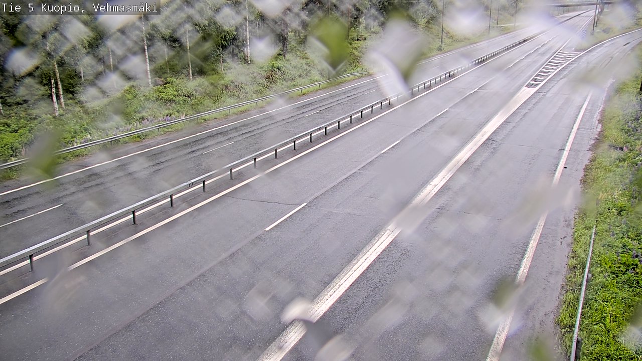 Weather Camera Image Väg 5 Kuopio, Vehmasmäki, Kuopio, Pohjois-Savo