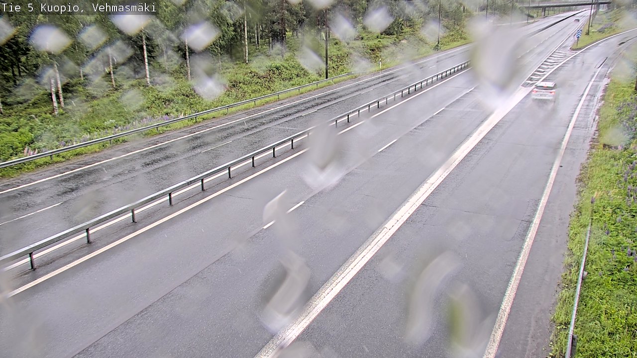 Weather Camera Image Väg 5 Kuopio, Vehmasmäki, Kuopio, Pohjois-Savo