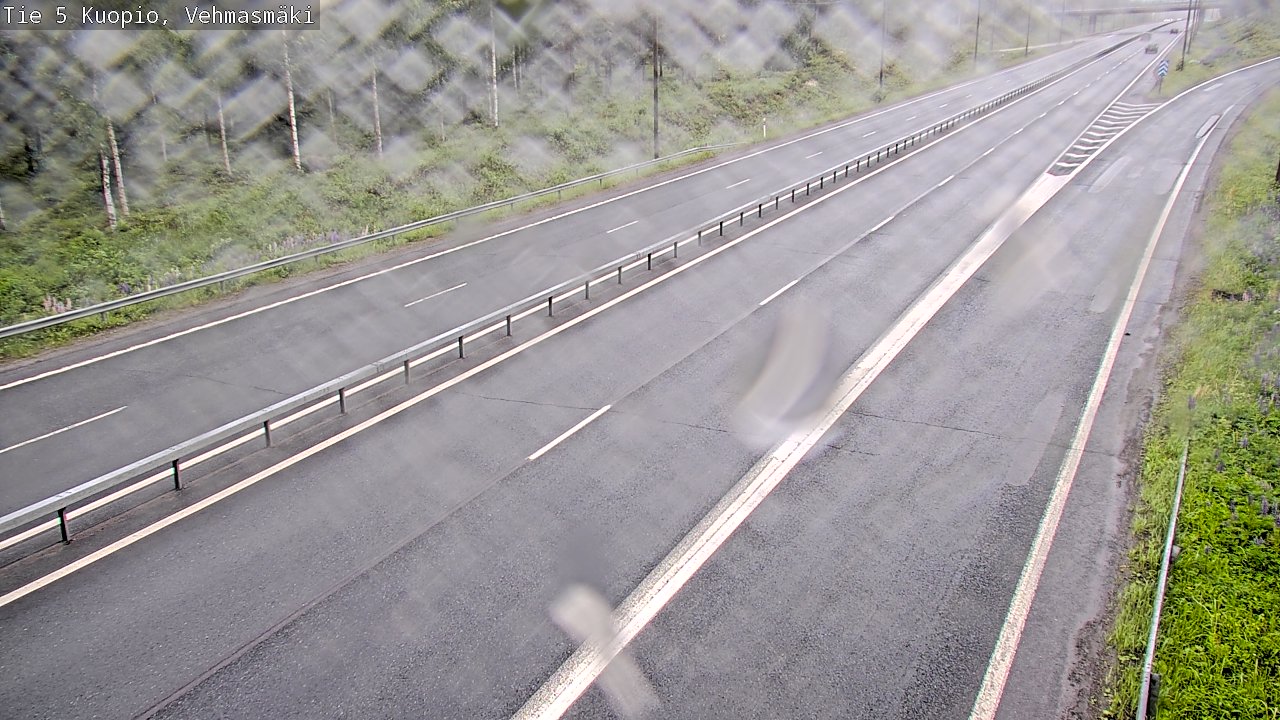 Weather Camera Image Väg 5 Kuopio, Vehmasmäki, Kuopio, Pohjois-Savo