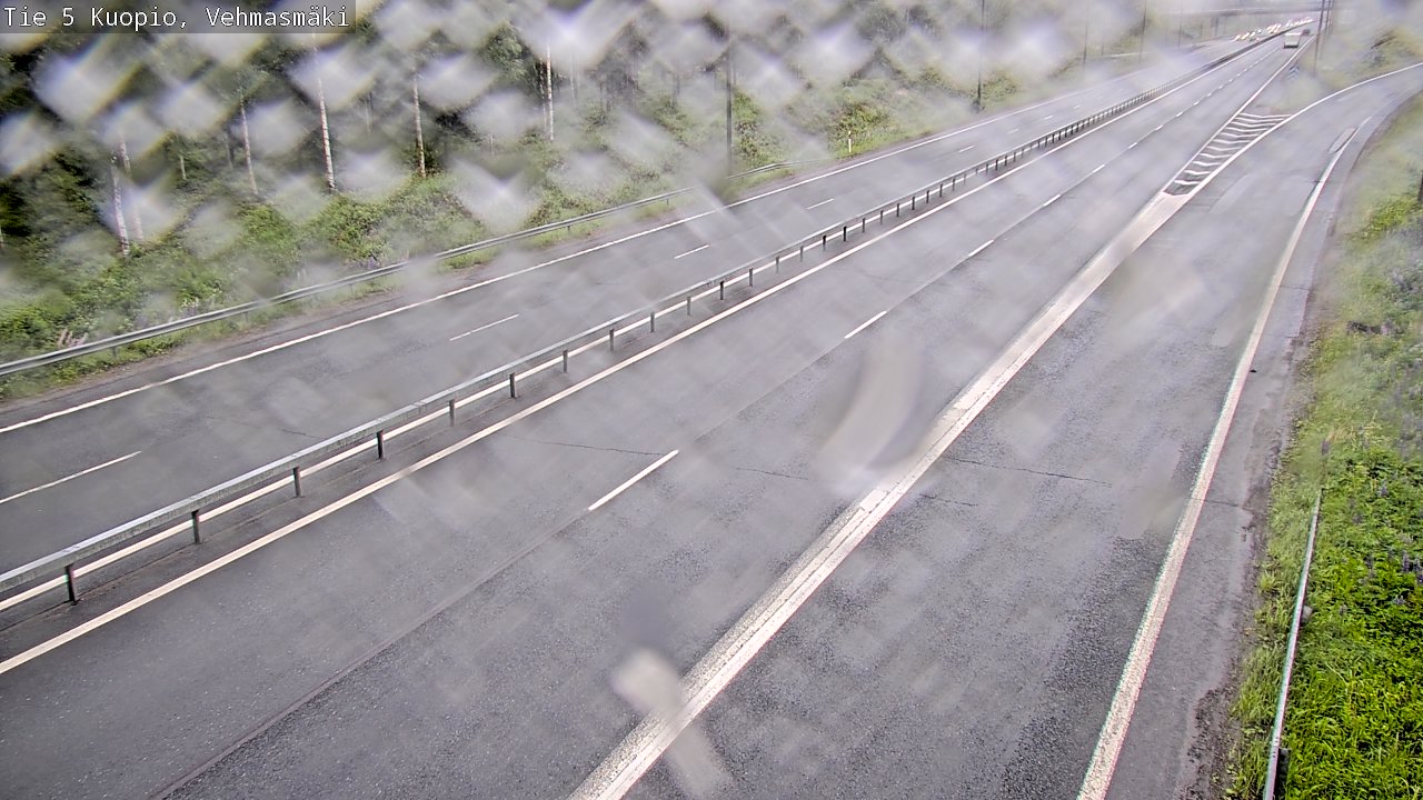 Weather Camera Image Väg 5 Kuopio, Vehmasmäki, Kuopio, Pohjois-Savo
