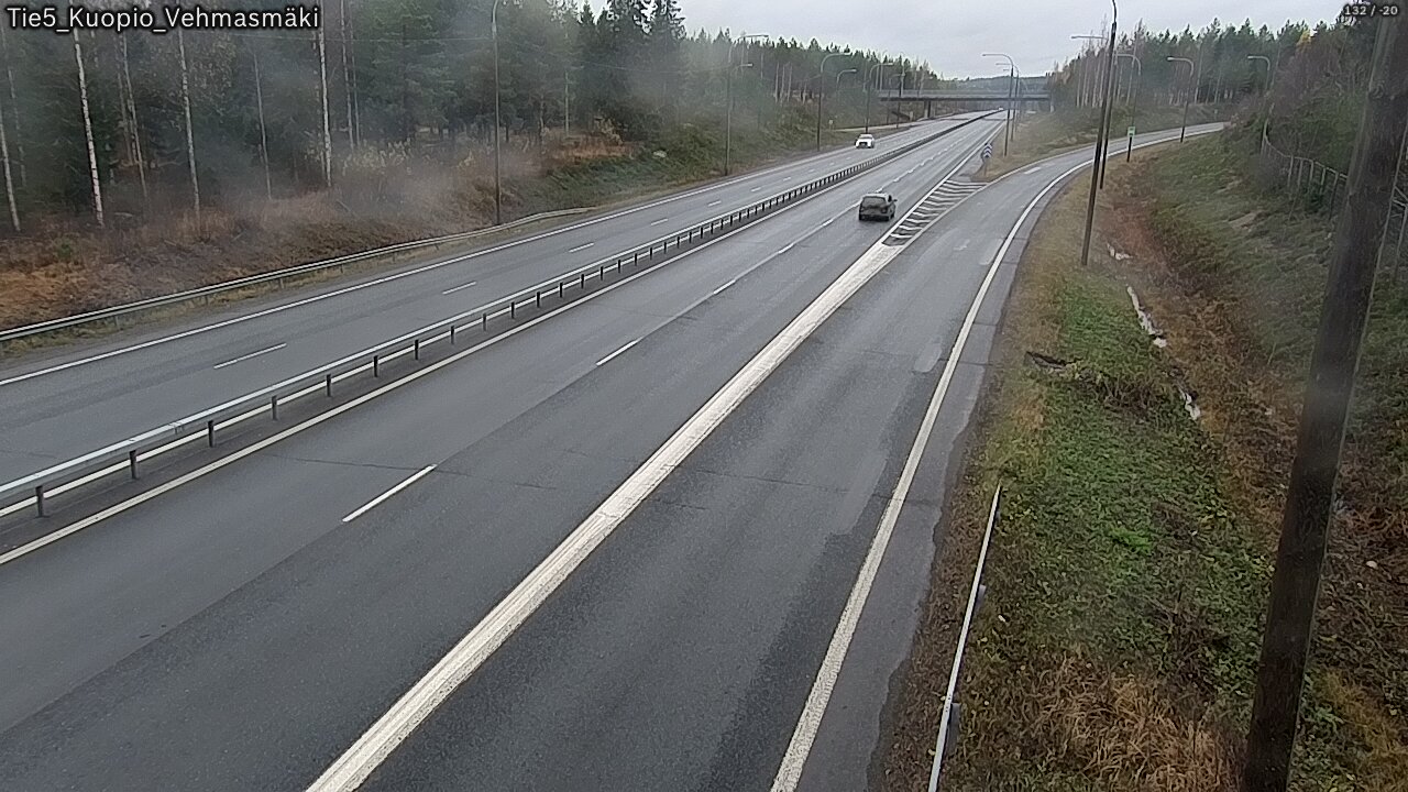 Weather Camera Image Väg 5 Kuopio, Vehmasmäki, Kuopio, Pohjois-Savo