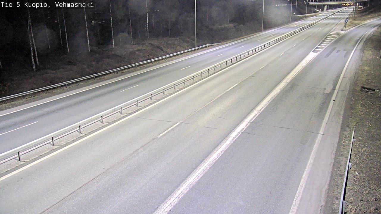 Weather Camera Image Road 5 Kuopio, Vehmasmäki, Kuopio, Pohjois-Savo