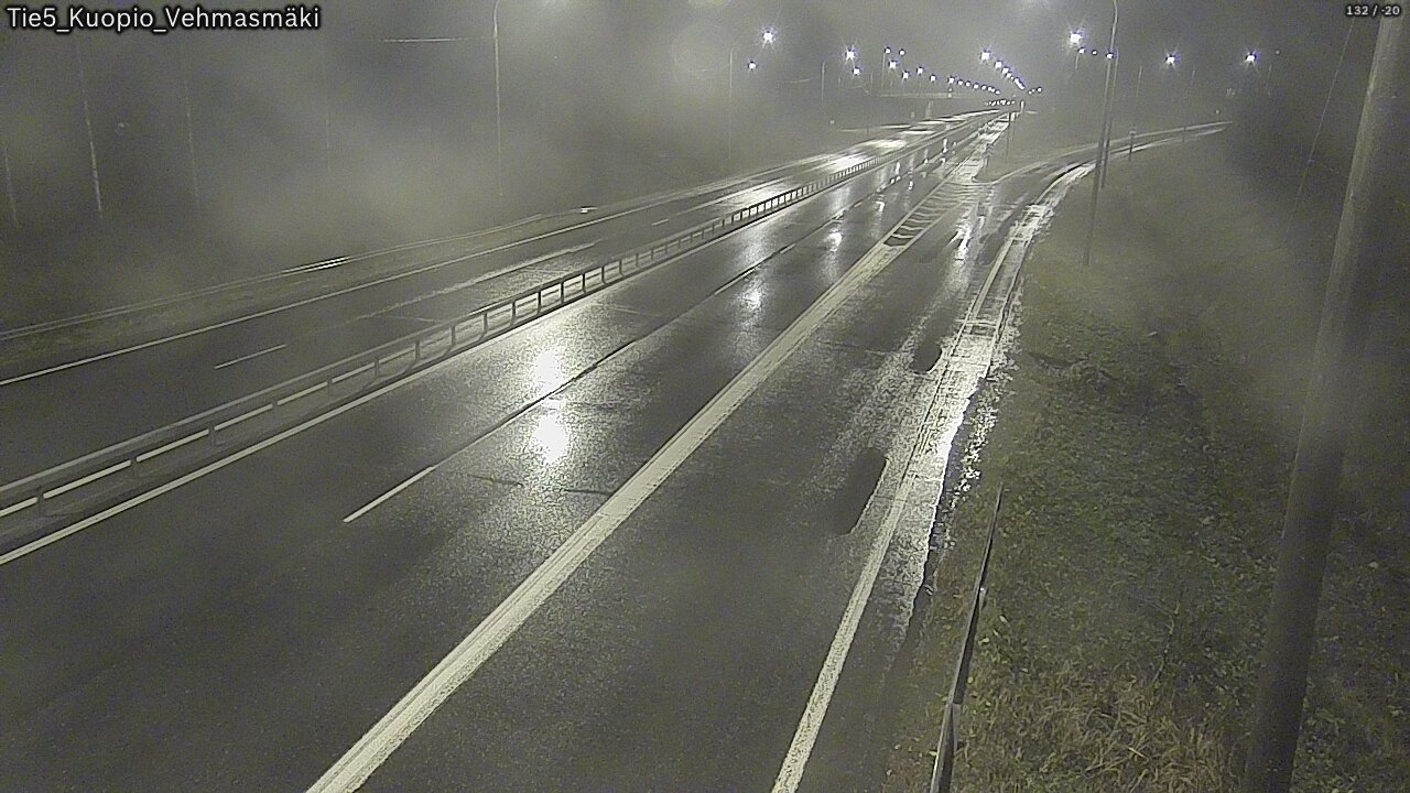 Weather Camera Image Väg 5 Kuopio, Vehmasmäki, Kuopio, Pohjois-Savo