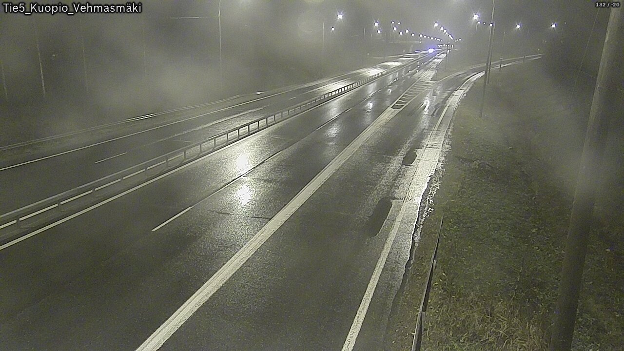 Weather Camera Image Road 5 Kuopio, Vehmasmäki, Kuopio, Pohjois-Savo