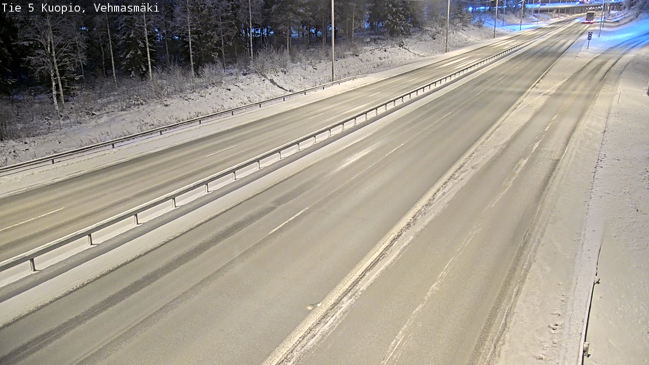 Weather Camera Image Väg 5 Kuopio, Vehmasmäki, Kuopio, Pohjois-Savo