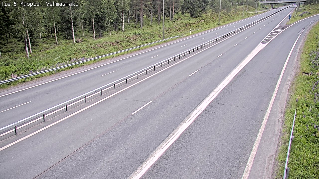 Kelikamerat Kuva Tie 5 Kuopio, Vehmasmäki, Kuopio, Pohjois-Savo