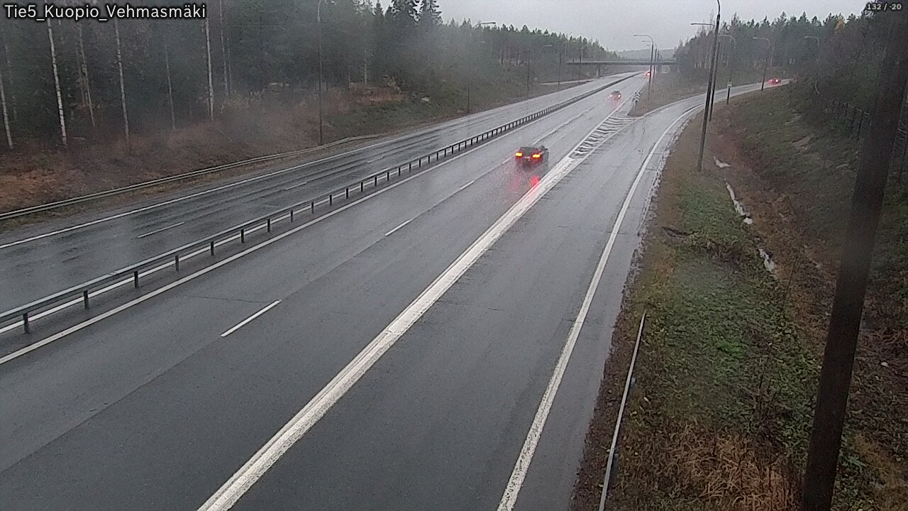Weather Camera Image Väg 5 Kuopio, Vehmasmäki, Kuopio, Pohjois-Savo