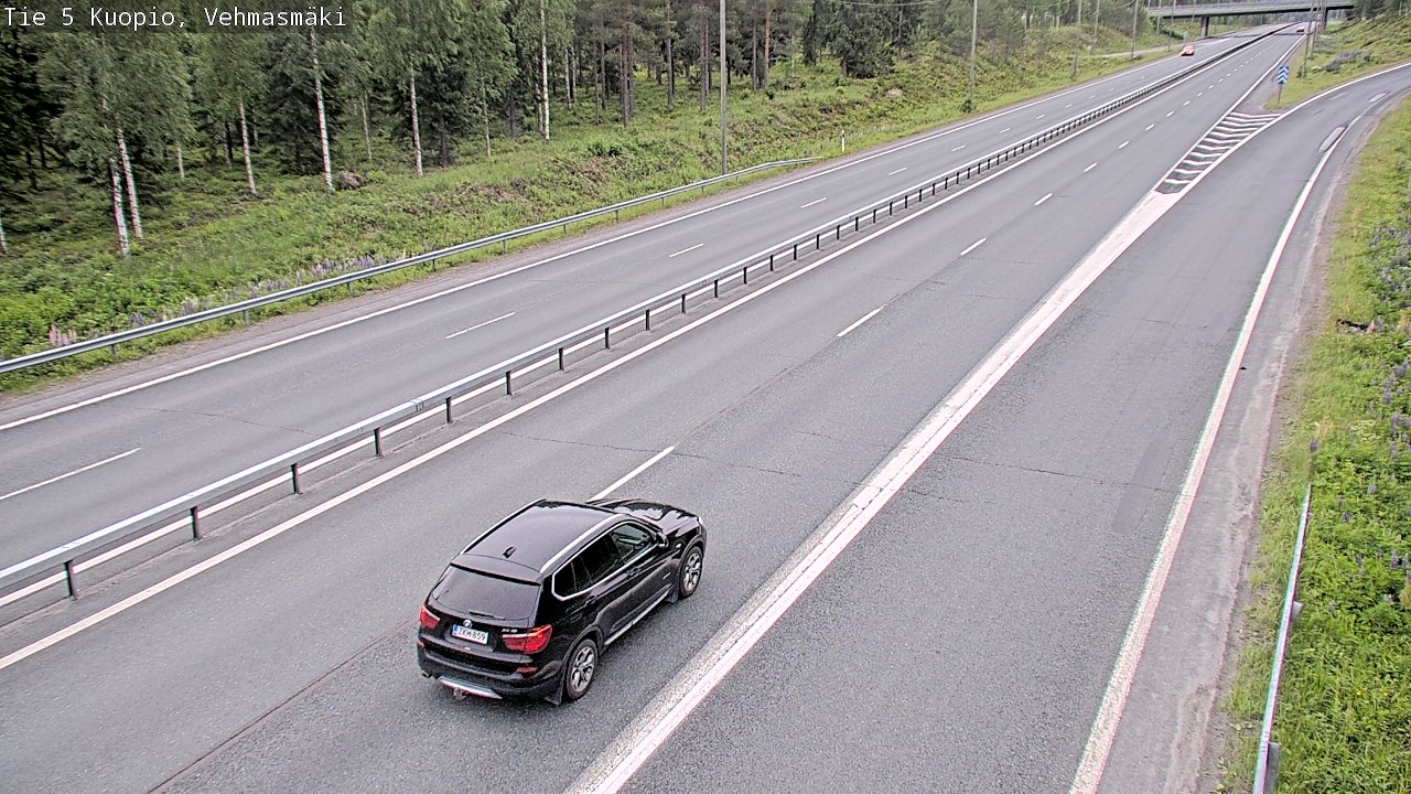 Kelikamerat Kuva Tie 5 Kuopio, Vehmasmäki, Kuopio, Pohjois-Savo
