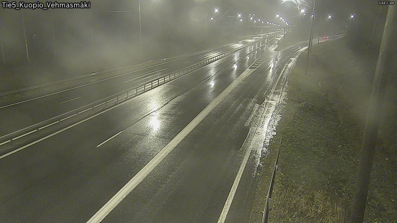 Weather Camera Image Väg 5 Kuopio, Vehmasmäki, Kuopio, Pohjois-Savo