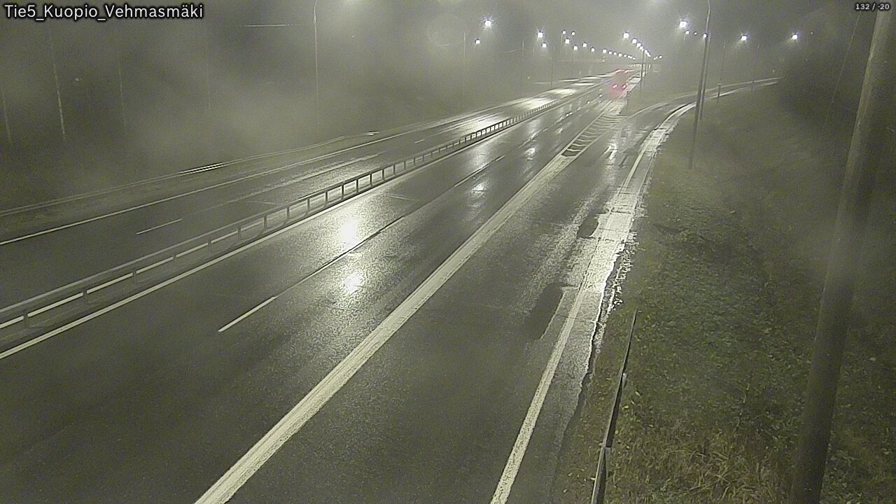 Weather Camera Image Road 5 Kuopio, Vehmasmäki, Kuopio, Pohjois-Savo
