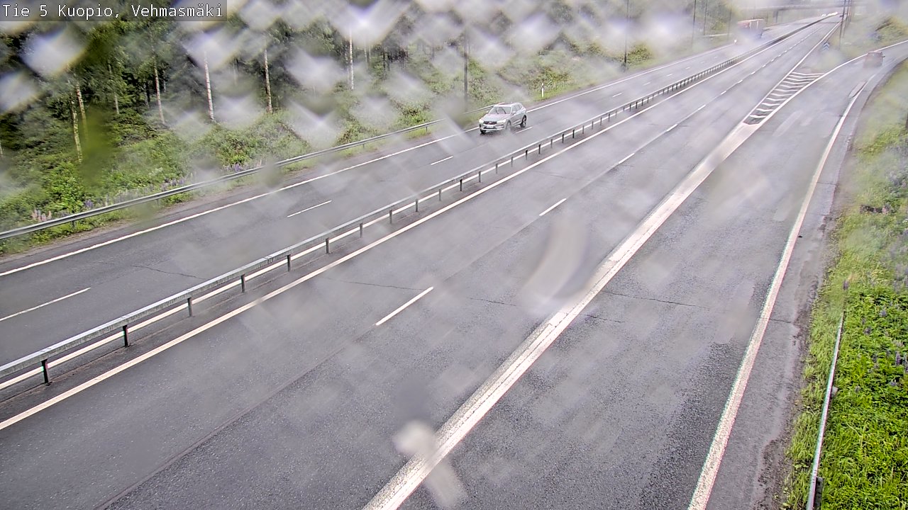 Weather Camera Image Väg 5 Kuopio, Vehmasmäki, Kuopio, Pohjois-Savo