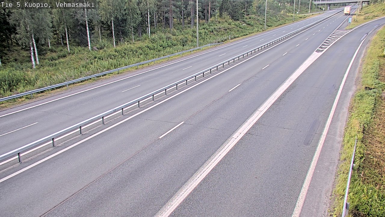 Weather Camera Image Väg 5 Kuopio, Vehmasmäki, Kuopio, Pohjois-Savo