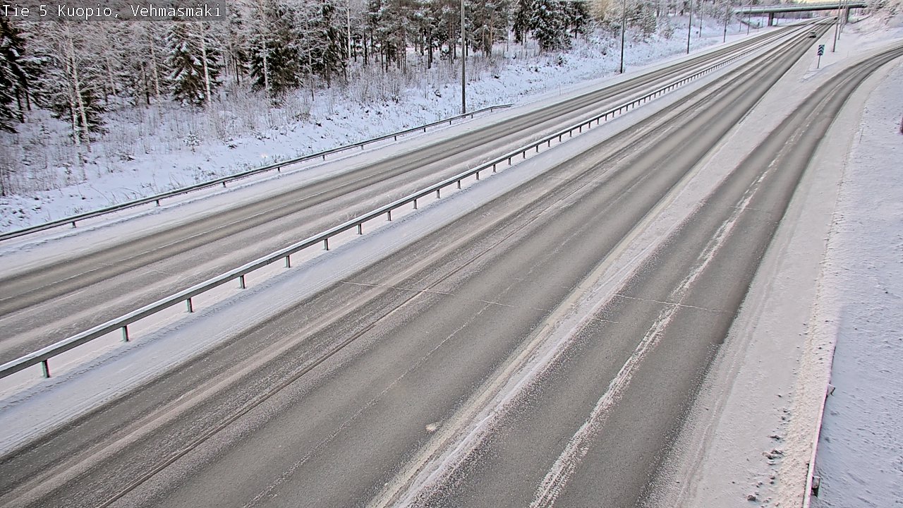 Weather Camera Image Väg 5 Kuopio, Vehmasmäki, Kuopio, Pohjois-Savo