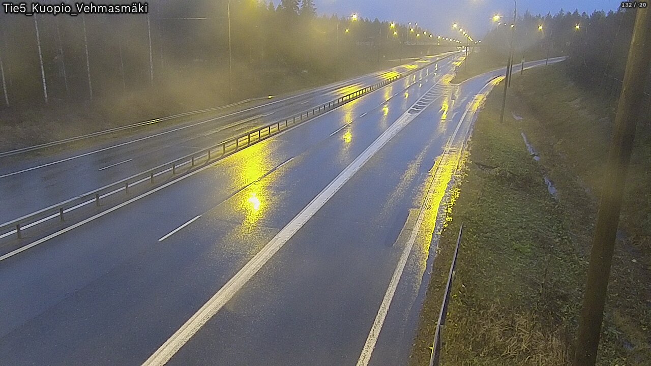 Weather Camera Image Väg 5 Kuopio, Vehmasmäki, Kuopio, Pohjois-Savo